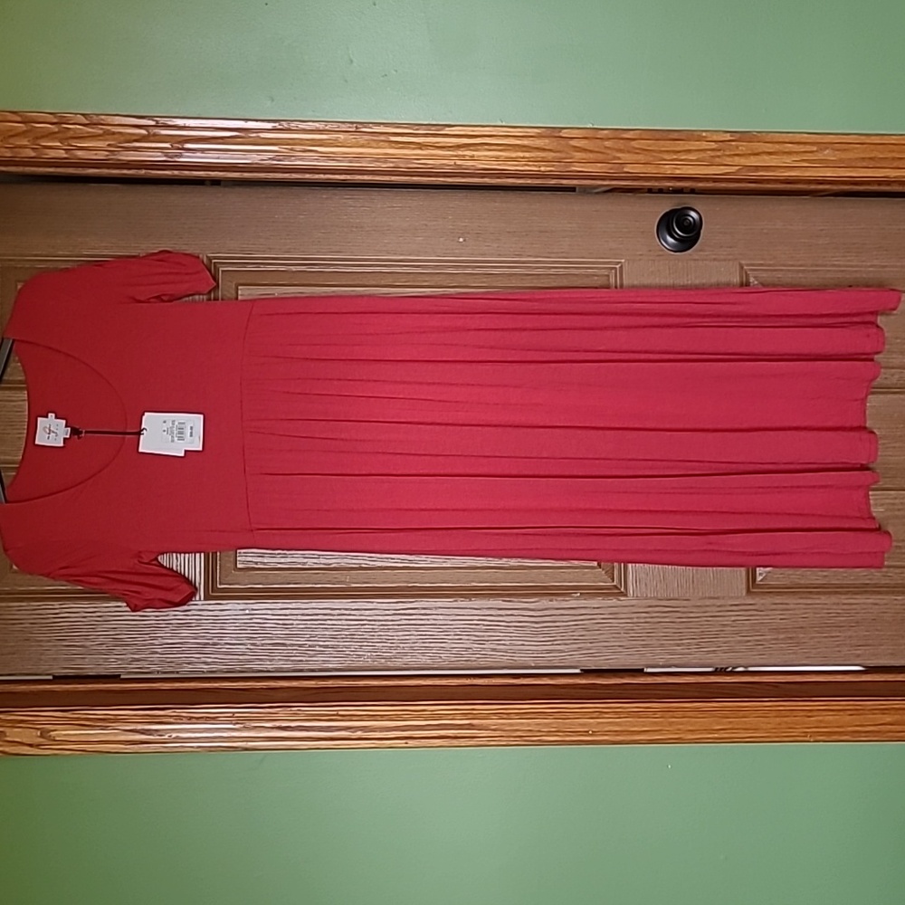 *3 for $12* NWT The Nines by Hatch Pink Maternity Maxi Dress Size S